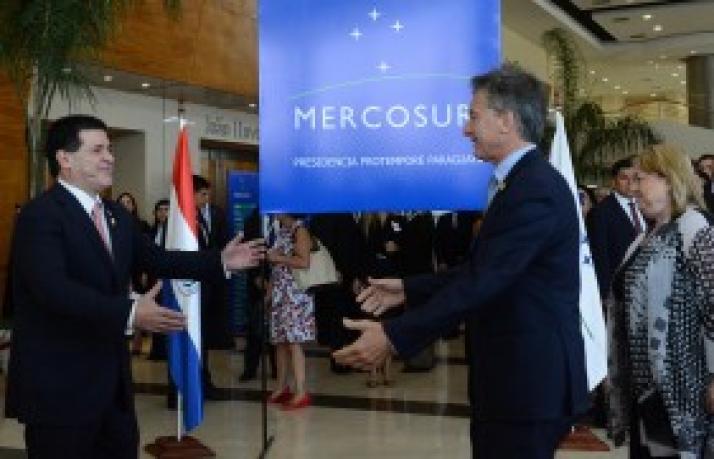 Macri expone en la Cumbre del Mercosur 