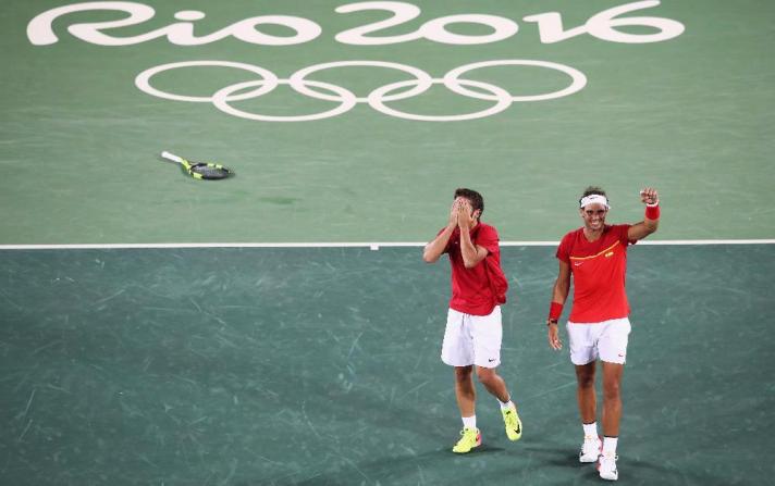 Nadal y López ganan oro en el doble del tenis masculino