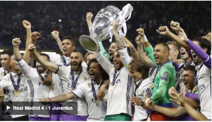 Real Madrid Campeón de la Champions