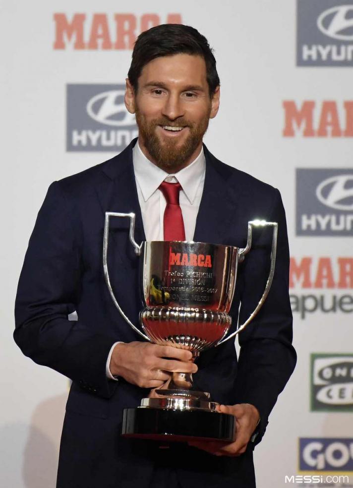 Messi recibi el premio "Alfredo Di Stéfano" por 5ª vez