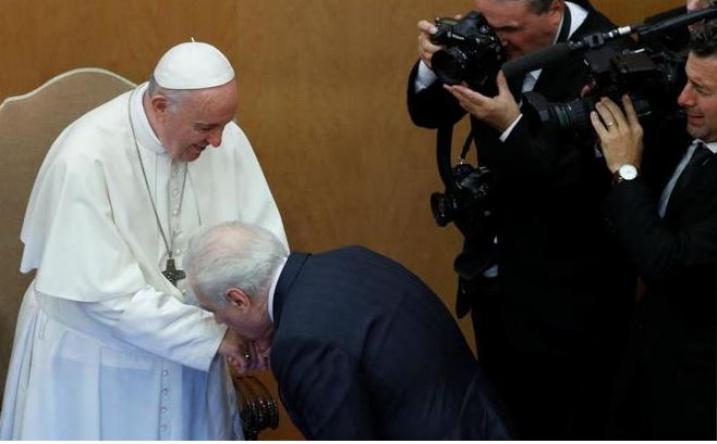 El Papa estuvo con Scorsese