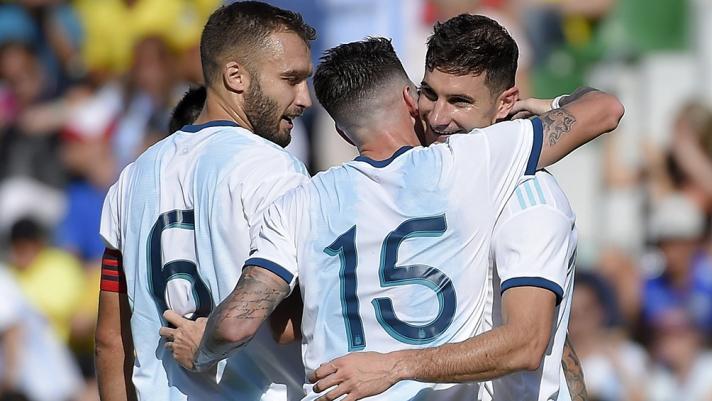 Argentina goleó a Ecuador 6-1