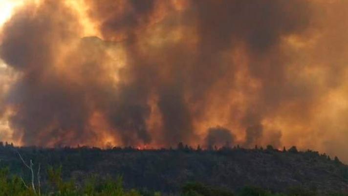 Catastrófico incendio en El Bolsón