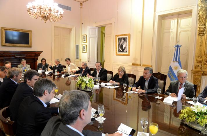 El presidente Macri encabezó una nueva reunión de Gabinete