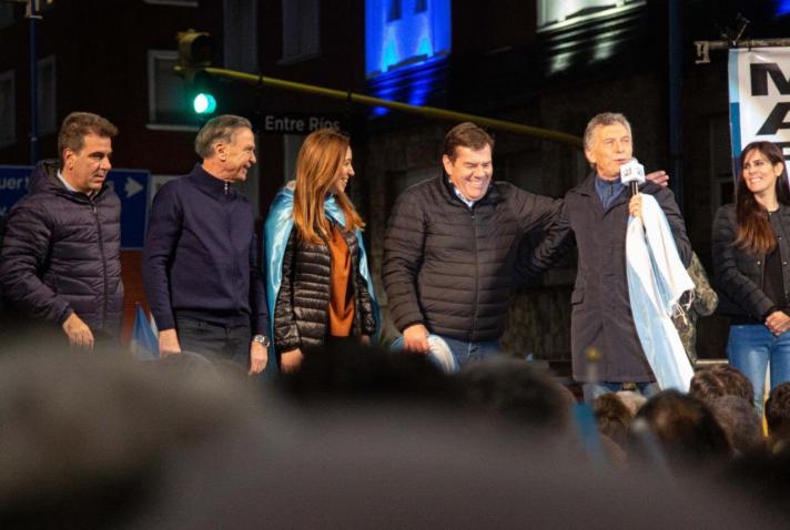 Macri, Vidal y Montenegro cierre de campaña