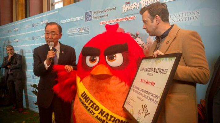 Los Angry Birds embajadores honorarios para el medio ambiente 