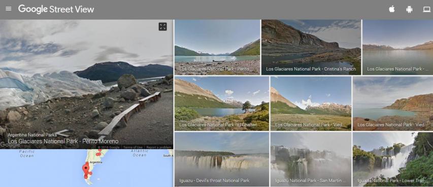 Los Parques Nacionales de Argentina se pueden recorrer con Street View