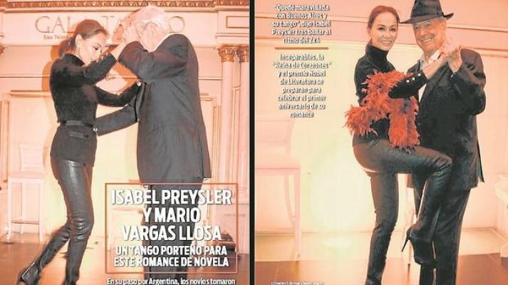 Isabel Preysler y Mario Vargas Llosa a ritmo del 2 x 4