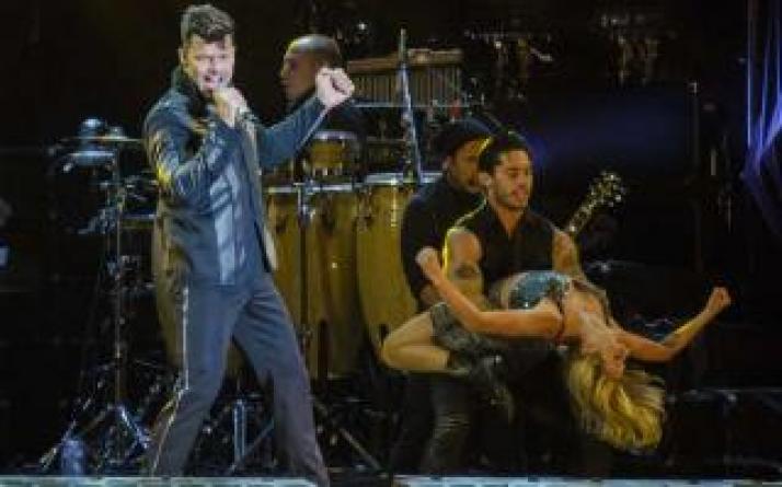 Ricky Martin cantó en el Hipódromo de Azul