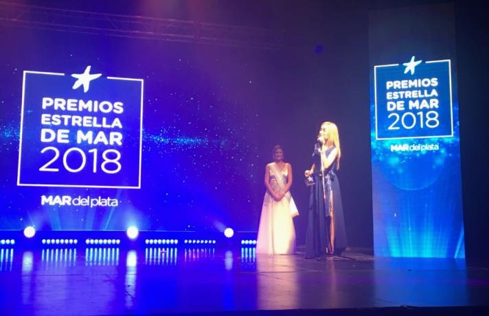 Fátima levantó el Premio Estrella de mar de oro