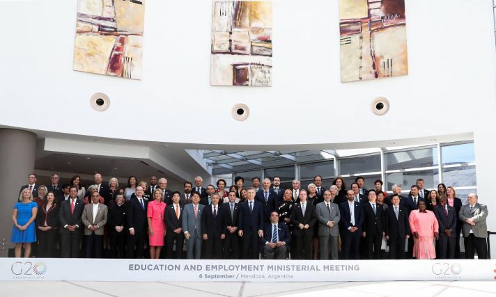 Macri expuso en el plenario de Educación y de Empleo del G20