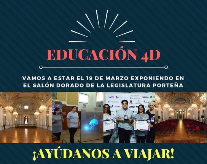 Apoyá el Proyecto EDUCACION 4D