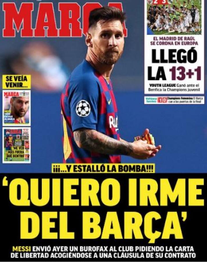 ¿Messi se va del Barcelona?