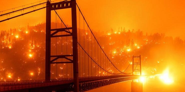 Incendios en California y Oregon