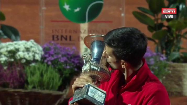 Novak Djokovic campeón en Roma 2020