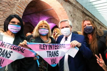 El Presidente promulgó la ley laboral travesti-trans